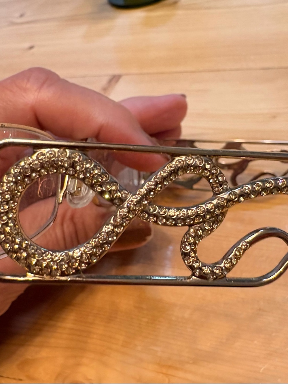 Roberto Cavalli Vintage Gold Metal Glass frames - Picture 10 of 14
